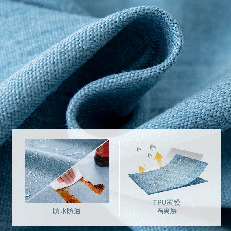 

Nordic round table cloth, waterproof and oil disposable net red small and pure and fresh_Ling293