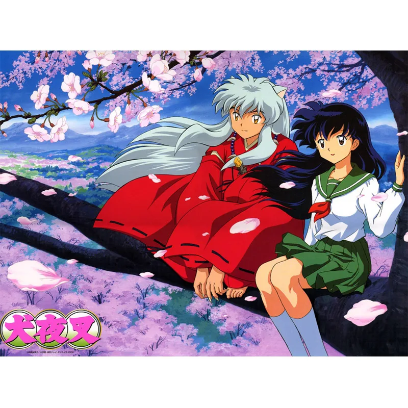 

Hot Manga Dog Yaksha Anime Inuyasha Characters Inuyasha & Sesshoumaru & Kikyo& Higurashi Kagome Blanket (Many Size Option)
