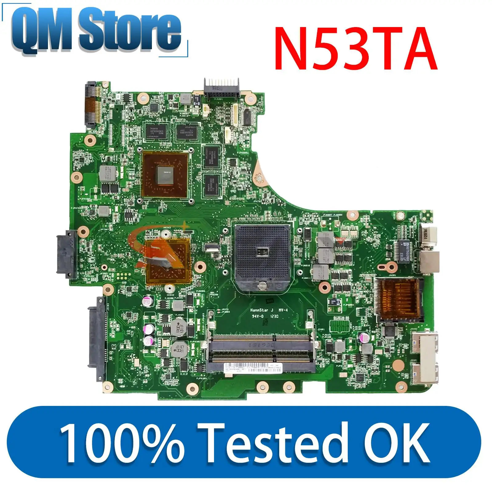 N53TA Motherboard For ASUS N53T N53TA N53TK Laptop Mainboard 90R-NBTMB100U 100% Tesk OK