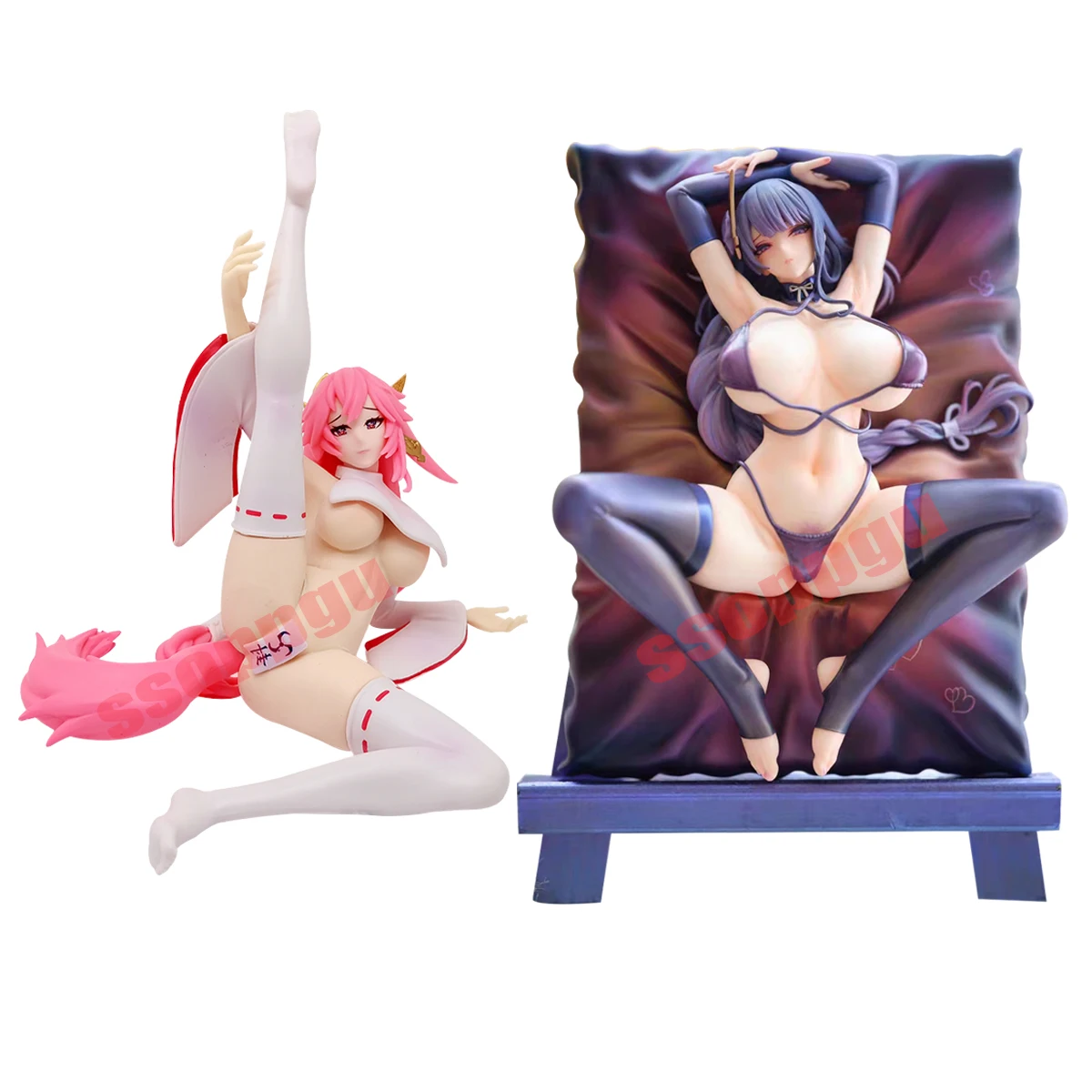Mihoyo Raiden Ei Yae Miko Figurine Anime Girl Pvc Action Figure Toy Gk Game Statue Collection Model Doll