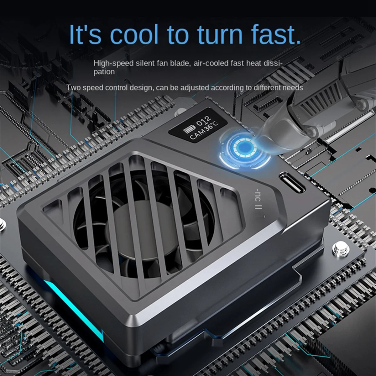 Кулер для камеры Ulanzi Охлаждающий радиатор цифровой зеркальной фотокамеры