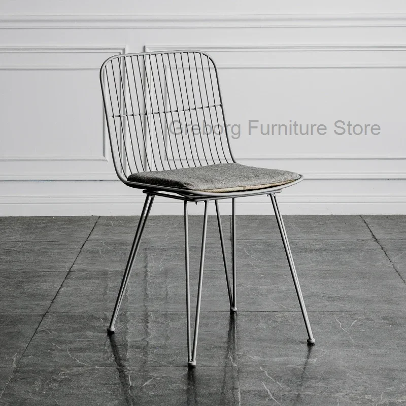 Металлическое кресло для макияжа в скандинавском стиле современный комод