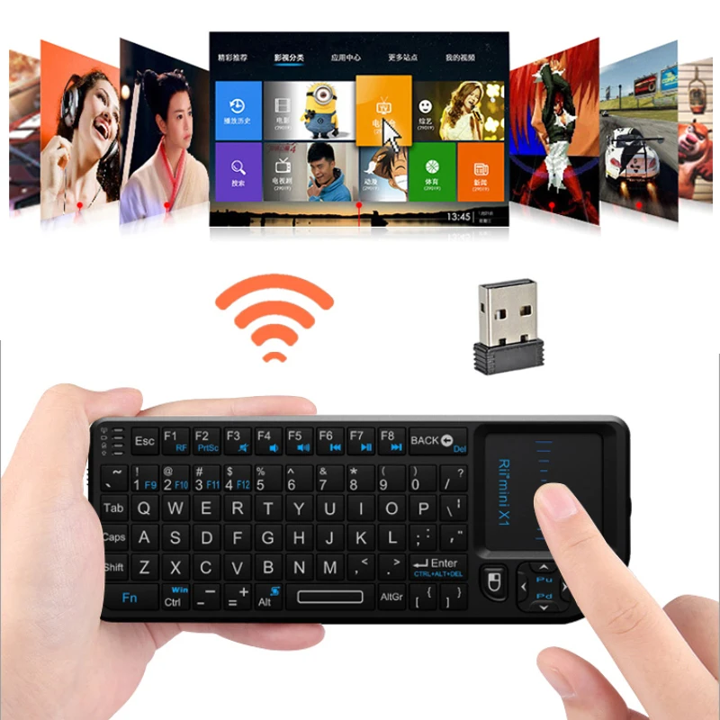 

High Quality 2.4G RF Wireless Keyboard 3 In 1 New Keyboard With Touchpad Mouse For PC Notebook Smart TV Box