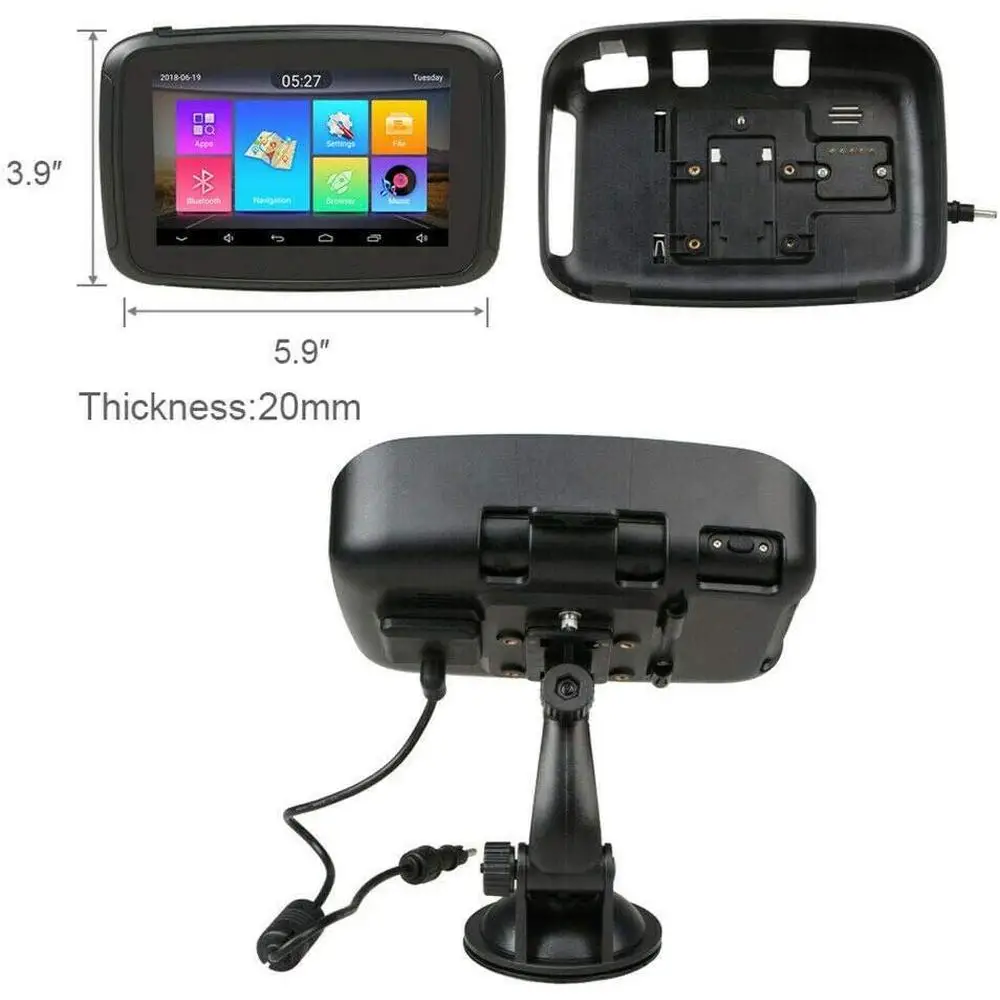 SAT NAV с 5-дюймовым TFT Android 6.0 Bluetooth Автомобильная GPS-навигация 1 ГБ DDR 16 Флэш-памяти Для