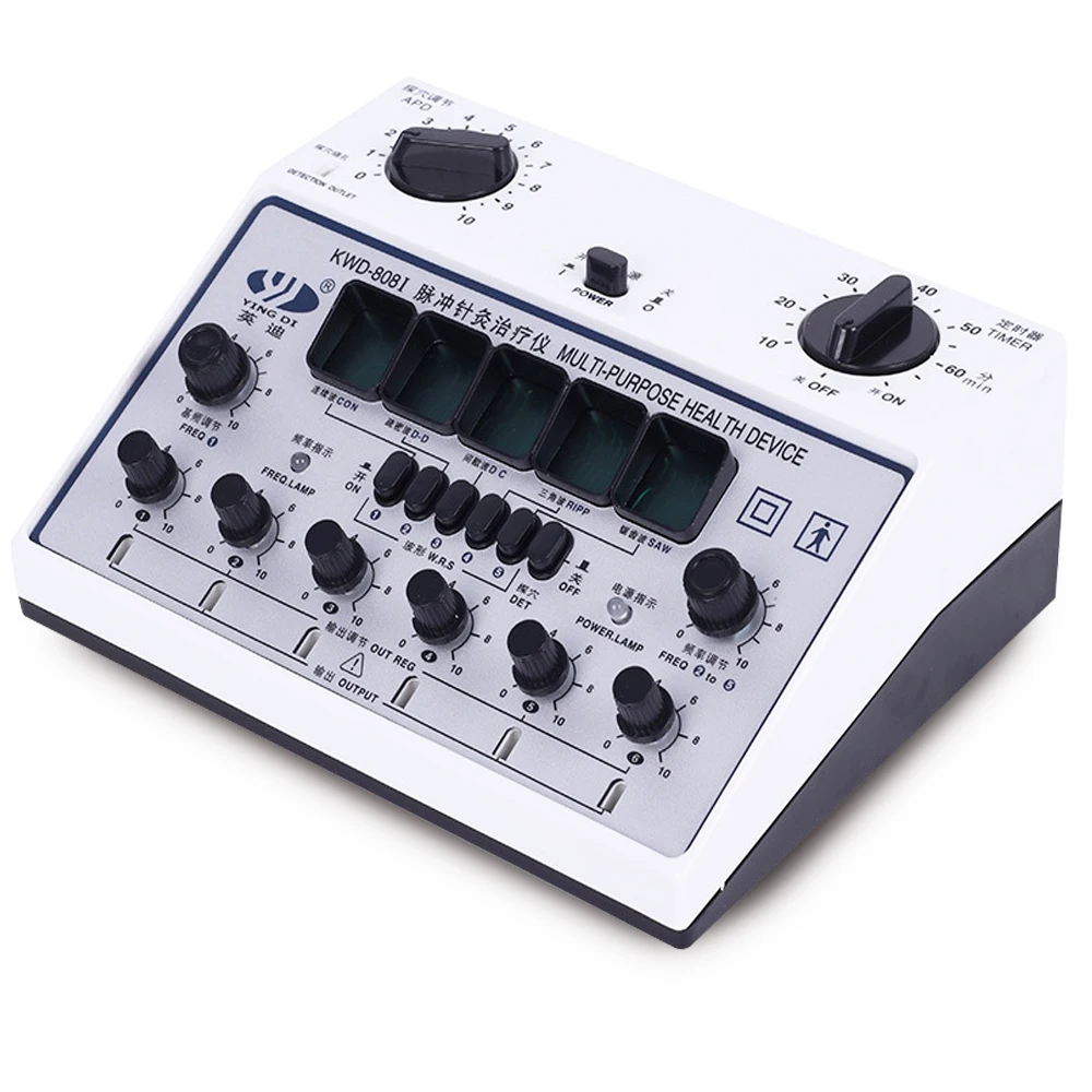 Новый многофункциональный акупунктурный стимулятор KWD 808I 6 каналов десять единиц