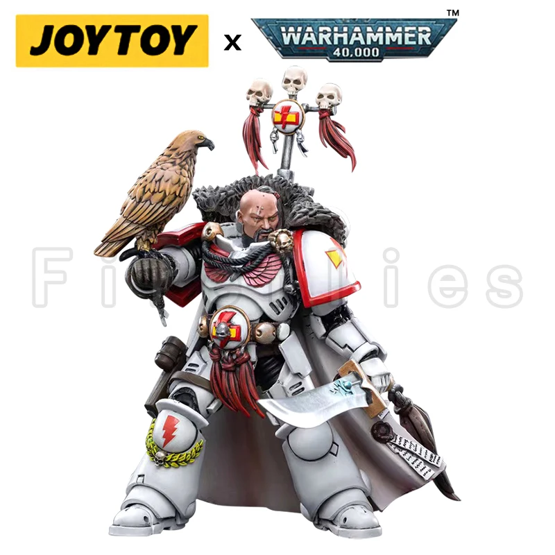 Фото Фигурка JOYTOY 1/18: 40K White Scars Intercessors и Боевой Мотоцикл, Коллекционная Модель, Аниме-Коллекция №4
