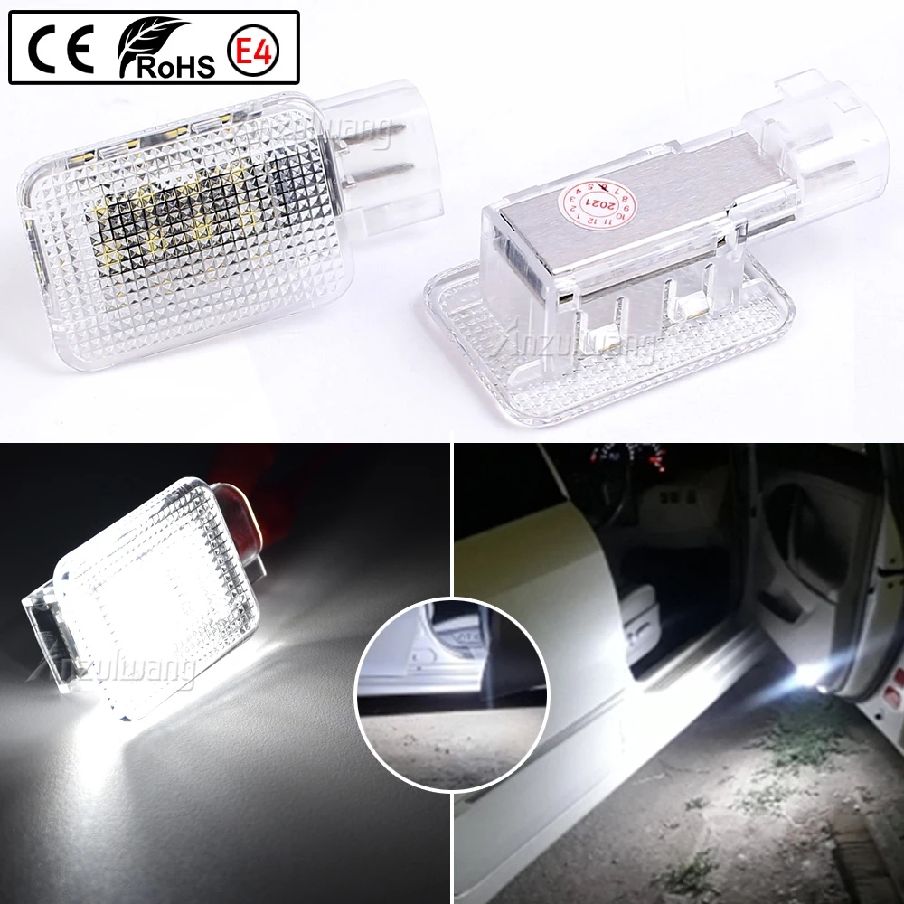 2x белые светодиодные лампы для перчаток ног Volvo S60 V60 XC60 C30 C70 V50 S40 30722729 2459993 1286346