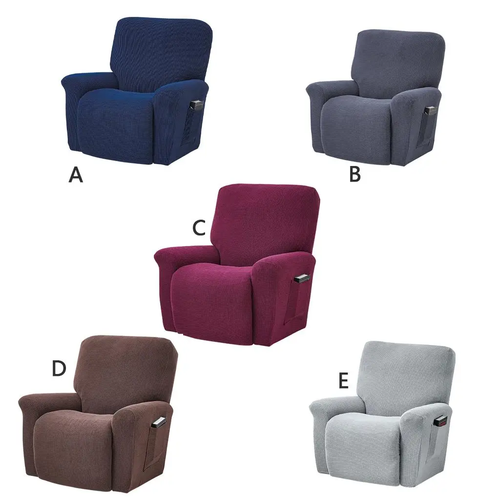 

Stretch Recliner Cover All-inclusive Solid Waterproof Sofa Cover Simple Furniture Slipcover Armchair Couch Cushion Home Cover
