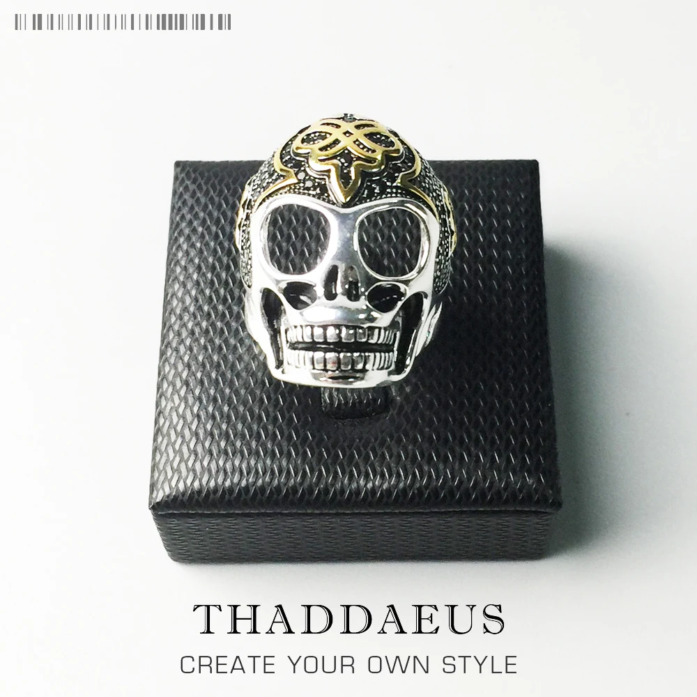 Коктейльное кольцо с черным черепом новый подарок для женщин и мужчин