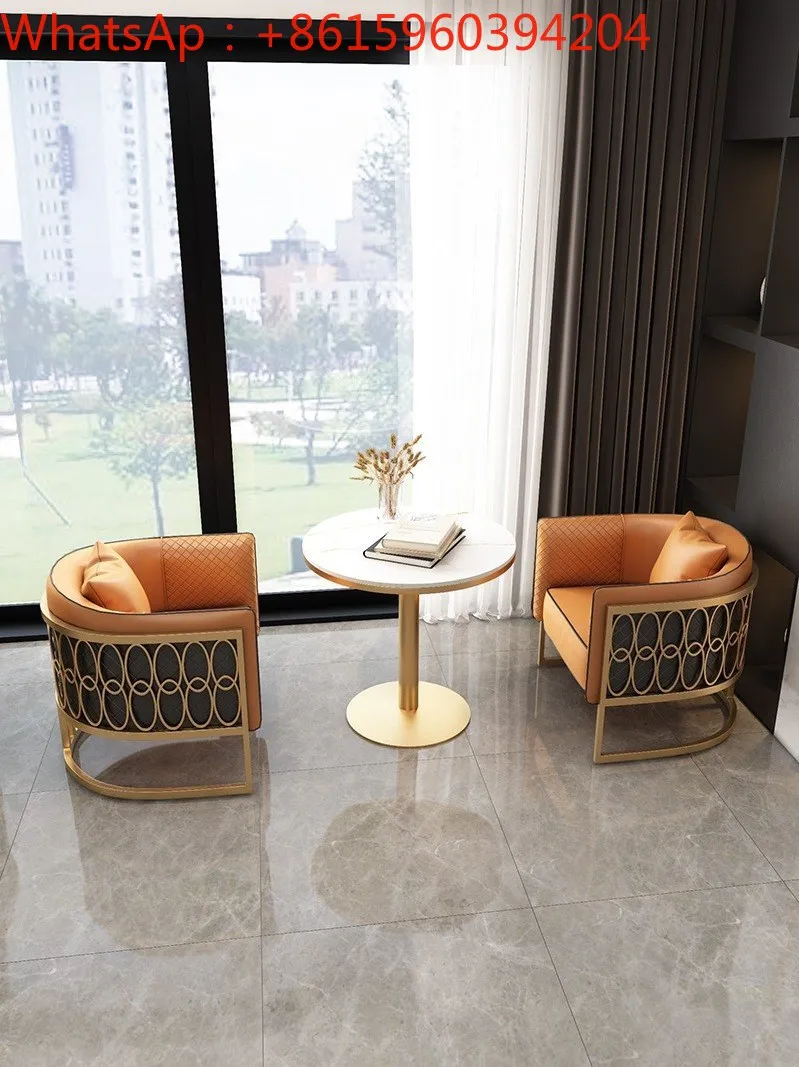 Nordic Tieyi диван журнальный столик светлый роскошный отдел продаж гости переговоры