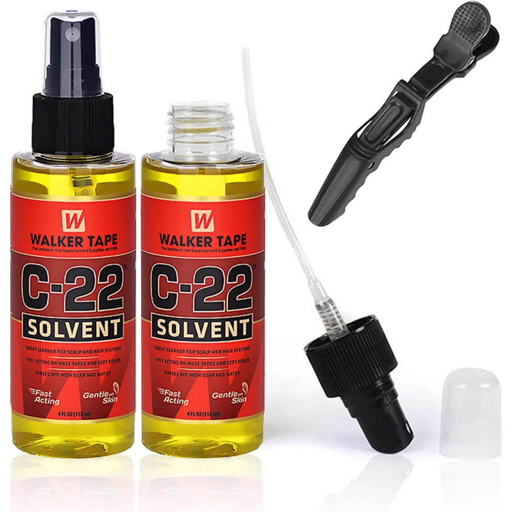 Remover For Lace Wigs, Toupees, And Tape-in 100% Remy Human Hair Extensions
