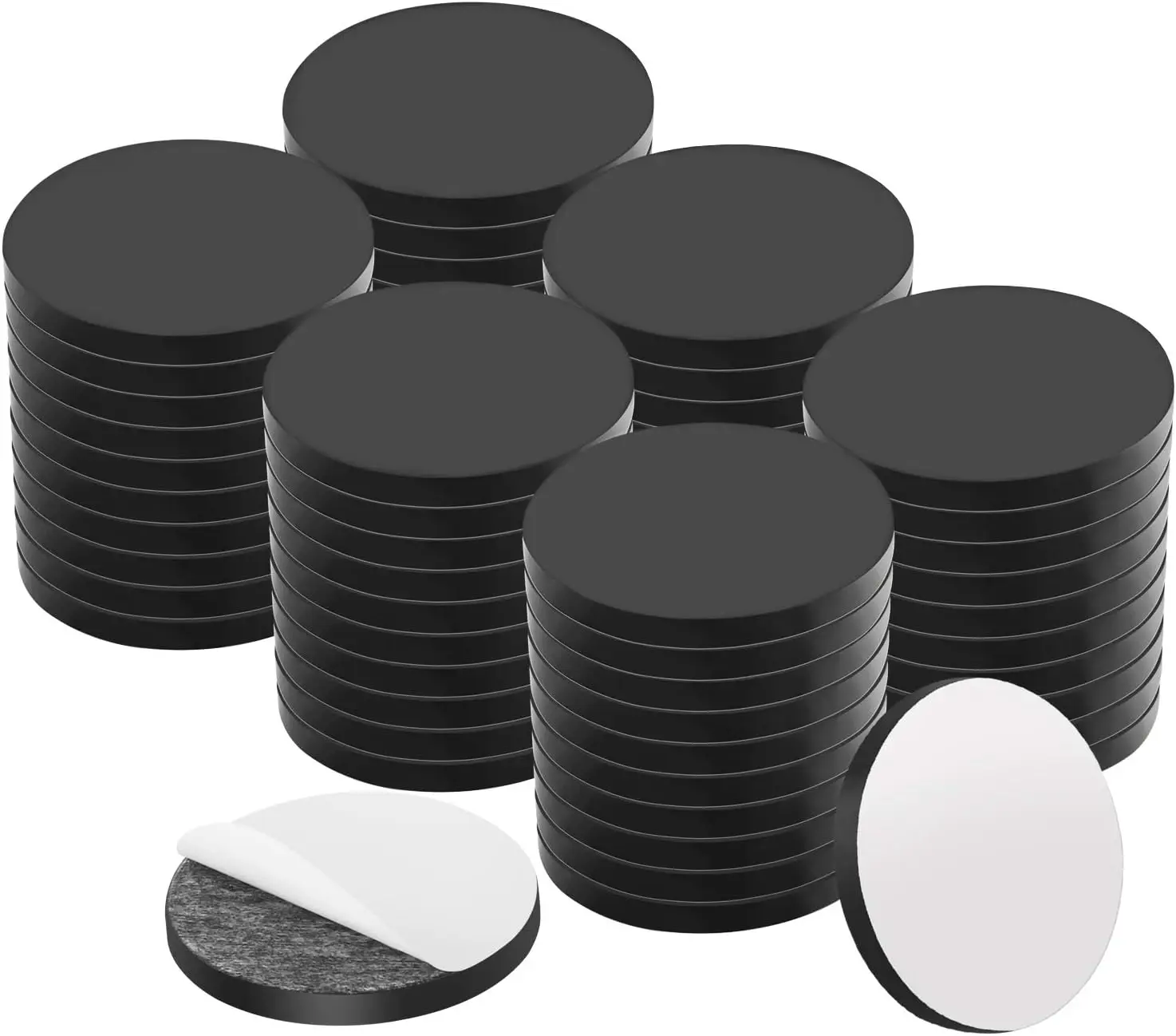 Гибкие магнитные точки самоклеящиеся маленькие круглые наклейки 150 шт. с базовым