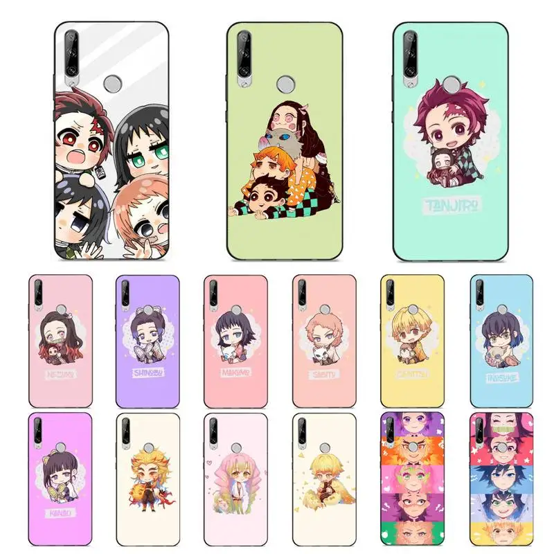 

BANDAI Demon Slayer Kimetsu No Yaiba Cute Phone Case for Huawei Y 6 9 7 5 8s prime 2019 2018 enjoy 7 plus