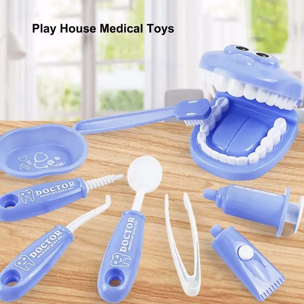 

Simulation Dentist Kit Simulation Learing Toys Kids Pretend Play Dentist Check Teeth Model Set Doctor Toy Learing Toys