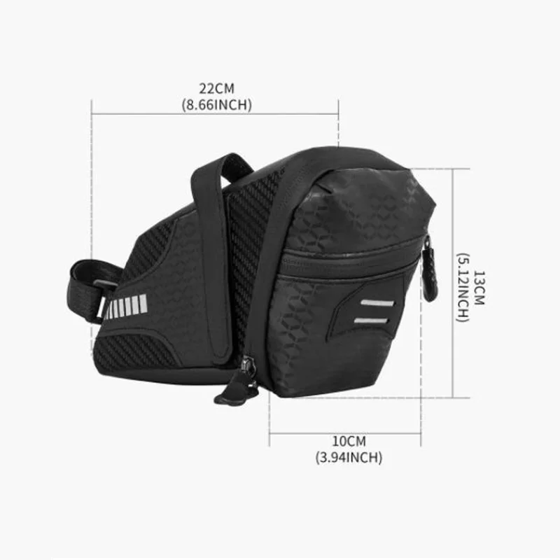 Сумки для велосипедного сиденья большая вместимость управляемый светильник BYO