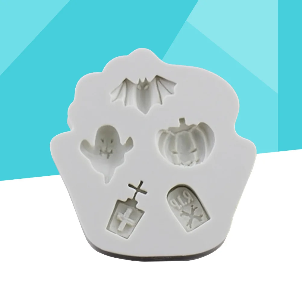 

Molds Mold Cake Silicone Candy Chocolate Bakingfondant Moulds Cross 3D Batpumpkin Gummy Ghostgrade