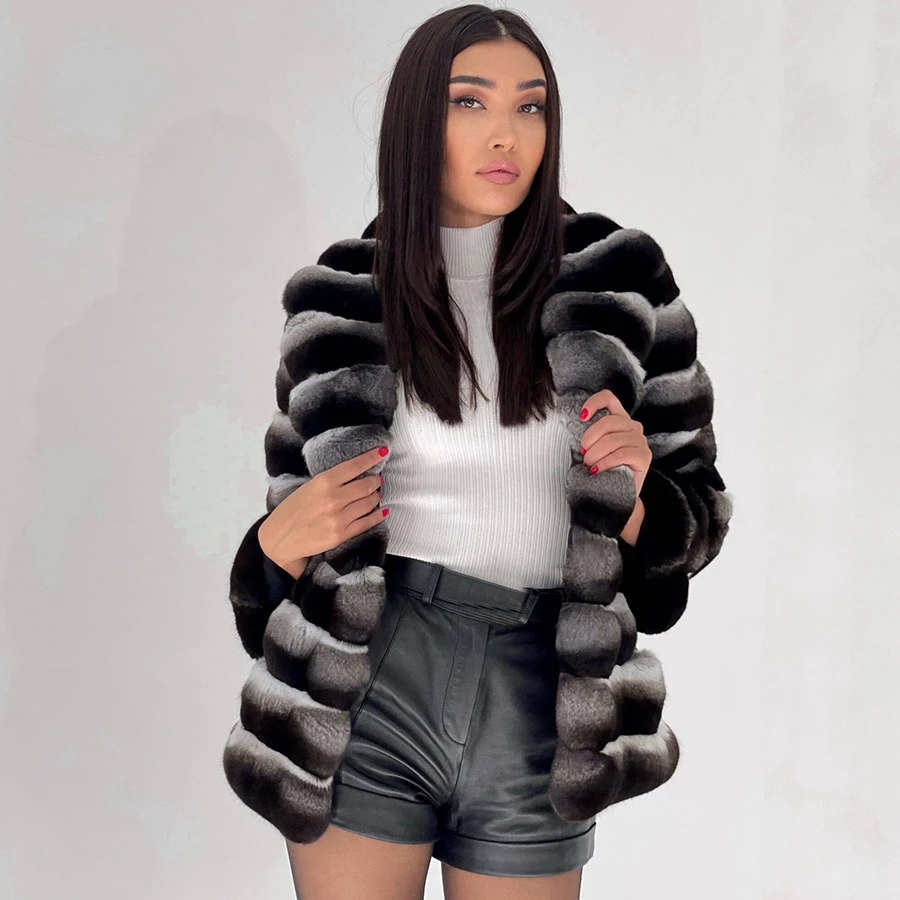 

Зимние женские короткие меховые куртки из натуральной кожи