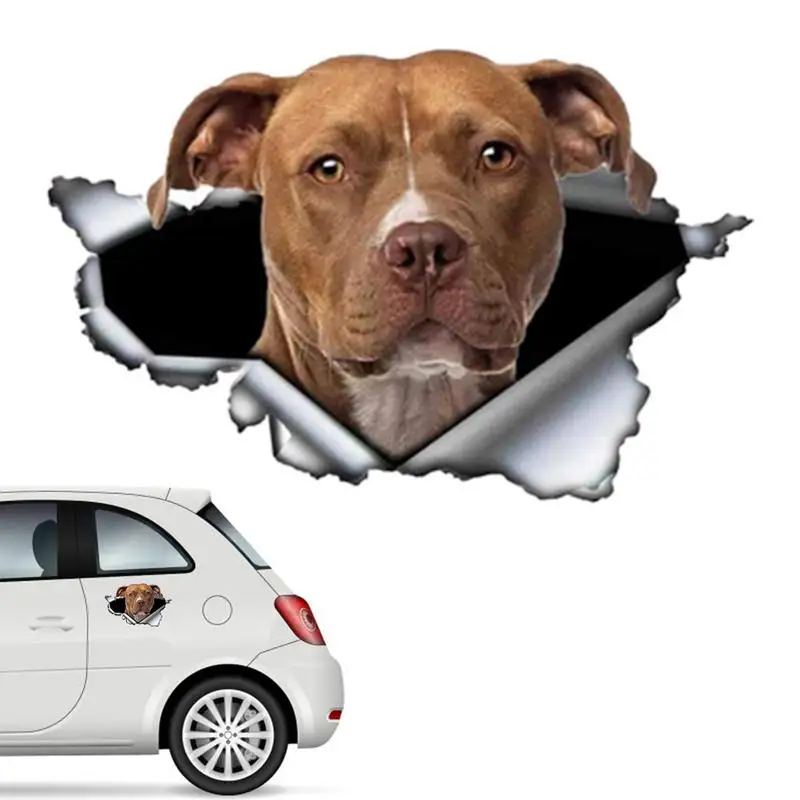 

French Dog Wall Decals Cracking Decal Lovely Dog Stickers Easily Apply Decals For Decorating Nursery Bedroom Kindergarten Study