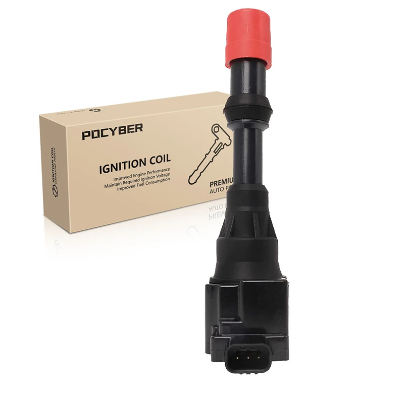 

POCYBER UF374, UF-374, 30521-PWA-003,C1408 4 шт. комплект катушек зажигания, совместимых с 2003-2011 Honda Civic Hybrid L4 1.3L Front
