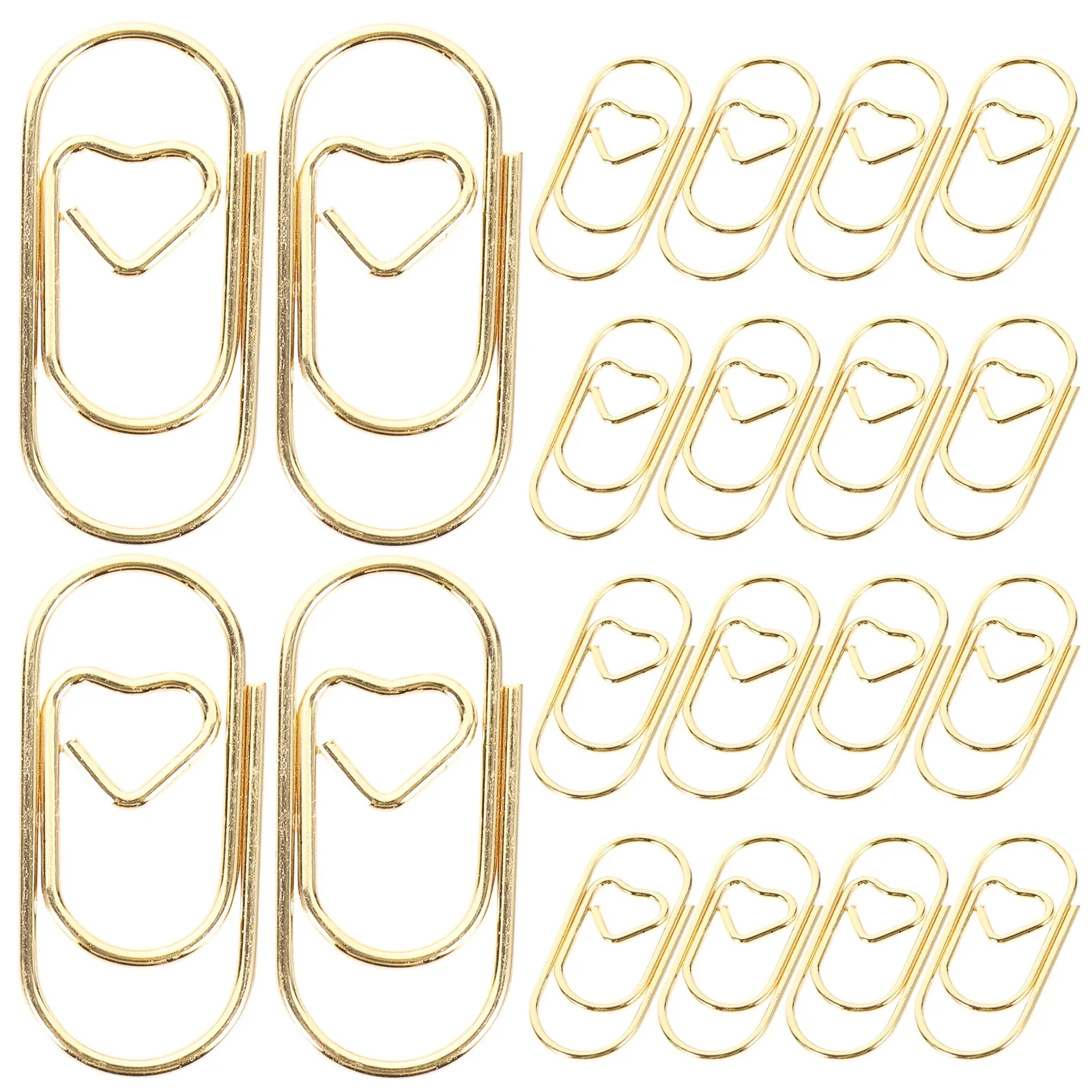 

100 Pcs Paper Clip Marking Knitting Clips Bookmark Document Decorative Metal Novelty File Office Reading