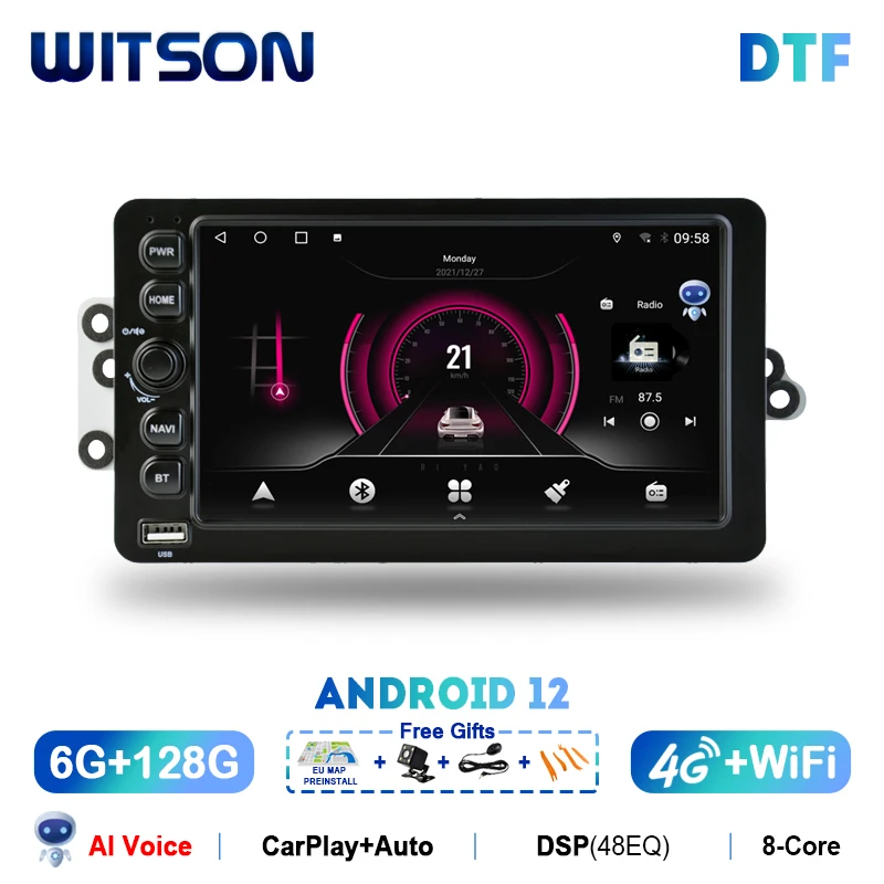 

Автоматическая стереосистема WITSON Android 14, для Chevrolet Silverado Suburban Tahoe и GMC Sierra Hummer 2003-2006, головное устройство Carplay Navi Wi-Fi