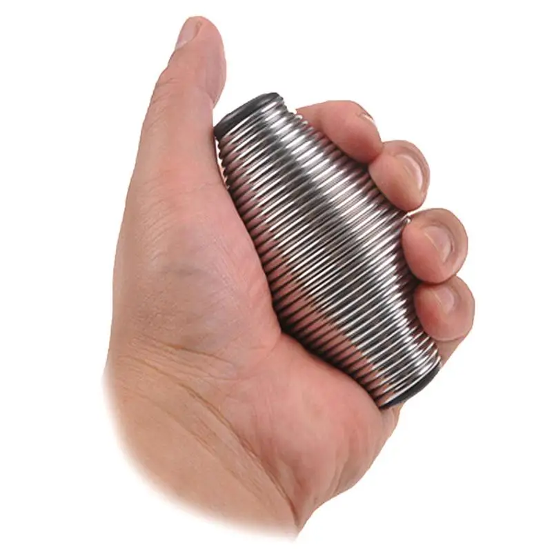 

Anti Stress Ball Metal Spring Grip Ball Hand Finger Fitness Ball Grip Strength Enhancer Relieve Anxiety Decompression Toys