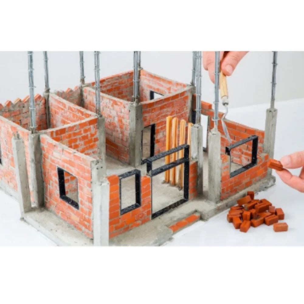 Миниатюрный кирпич Подмастерье 2 Строительный комплект Игрушка Качество Ученик