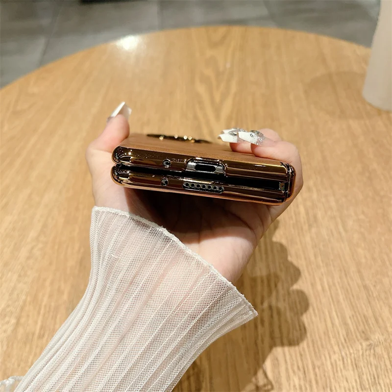 Роскошный кожаный матовый чехол для телефона Huawei Mate X5 X3 ударопрочный с рамкой и