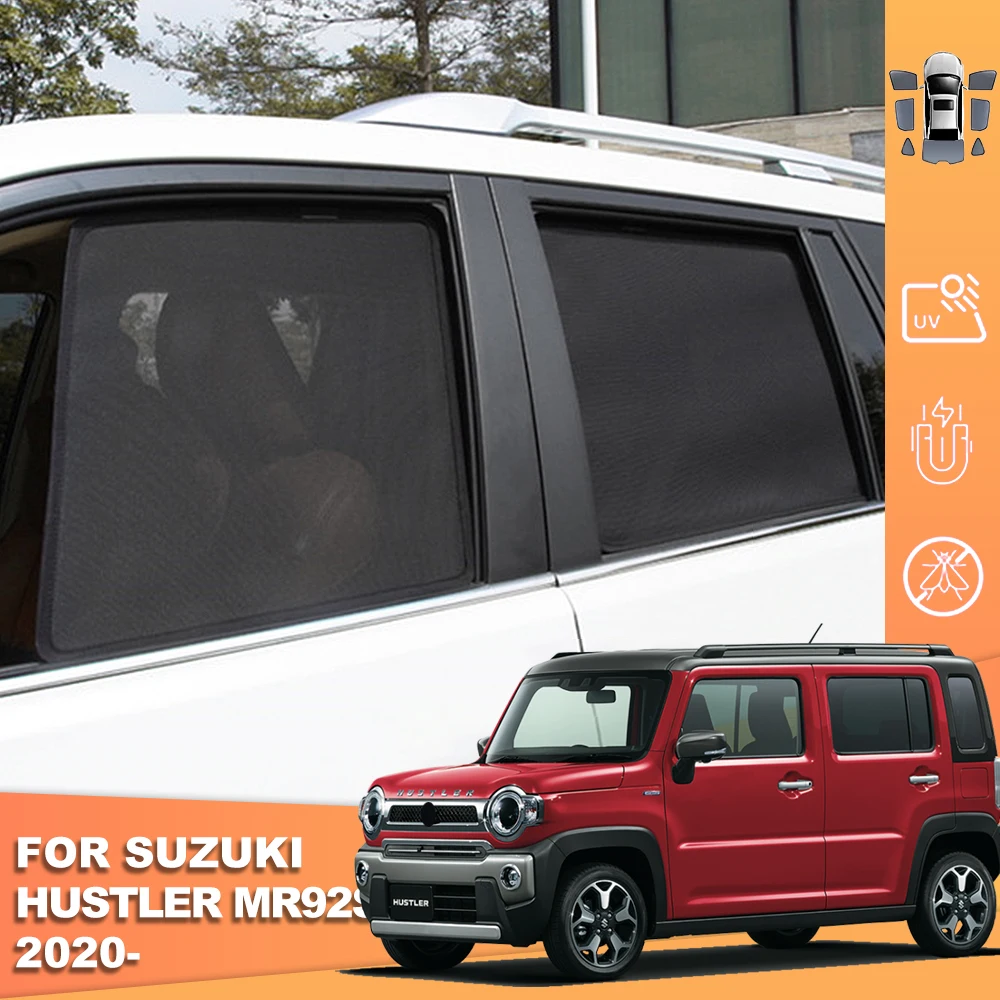 Для Suzuki Hustler MR92S 2020-2024 магнитный автомобильный солнцезащитный козырек переднее