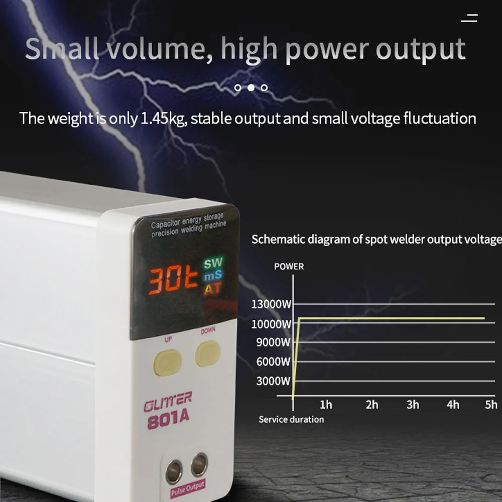 801A 99 зубчатых регулируемых точечных сварочных аппаратов цифровой цвет с