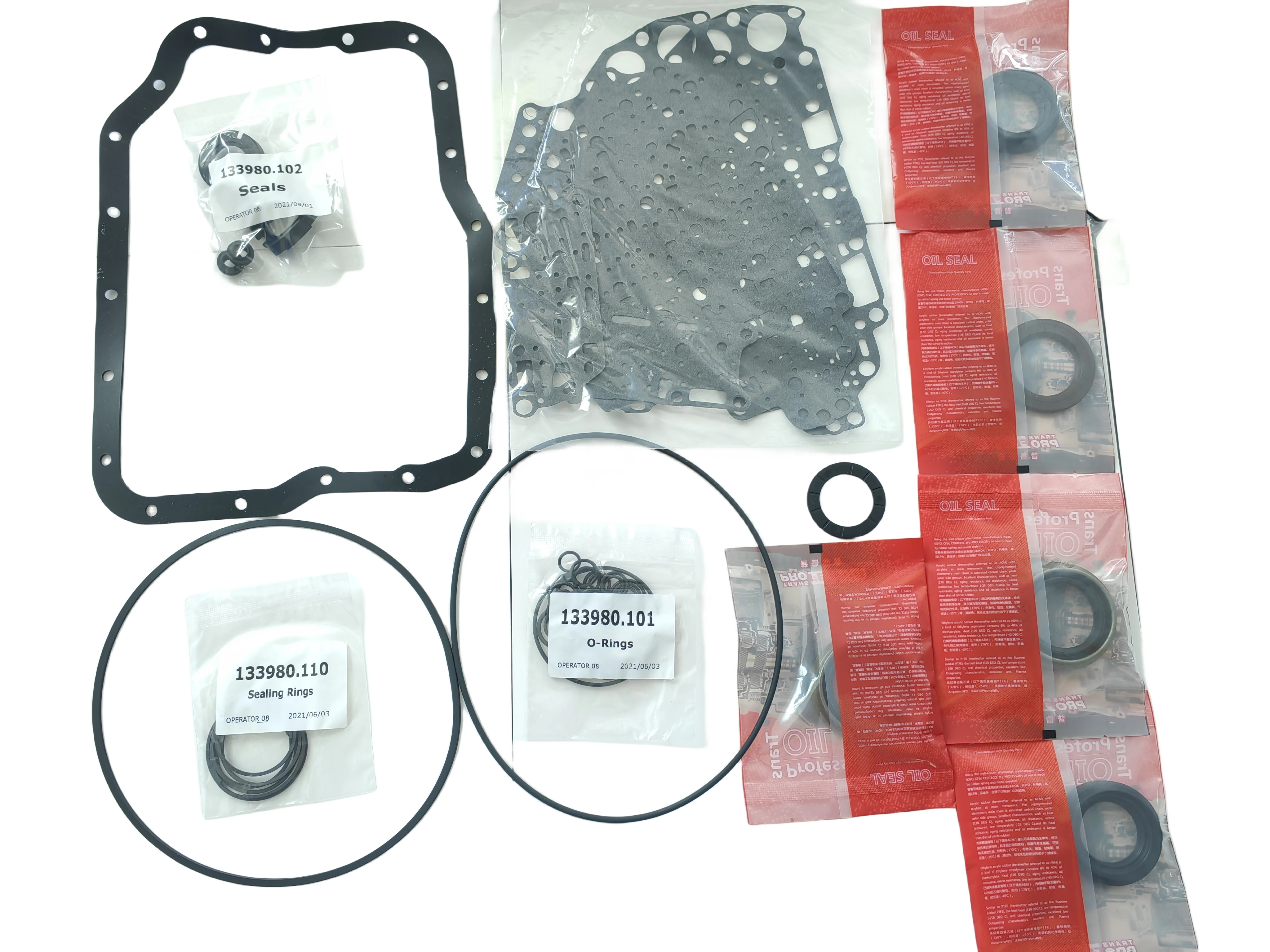 Фото TransProfessor 4F27E FNA4EL Ремкомплект трансмиссии для Ford Mazda 3, сальники коробки передач, уплотнительные кольца, прокладка №3