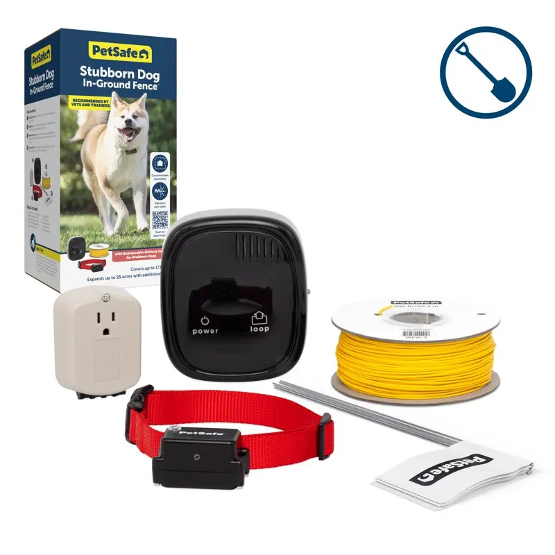 

Stubborn Dog In-Ground Fence for Hard-To-Train Pets, Waterproof, Tone & Static