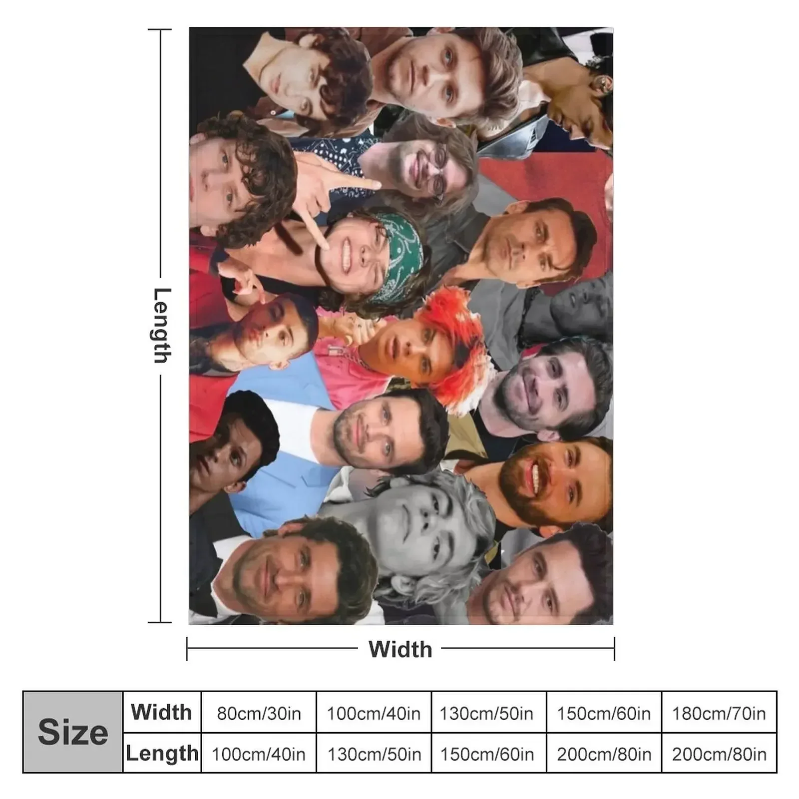 Одеяло с коллажем Cesca на заказ винтажные идеи подарков День святого Валентина