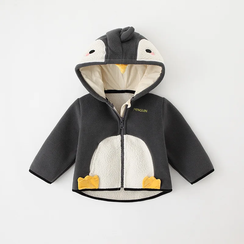 

Baby Girl Hooded Coat Winter Autumn Clothes Outerwear Kids Boy Jacket 0-5 Years
