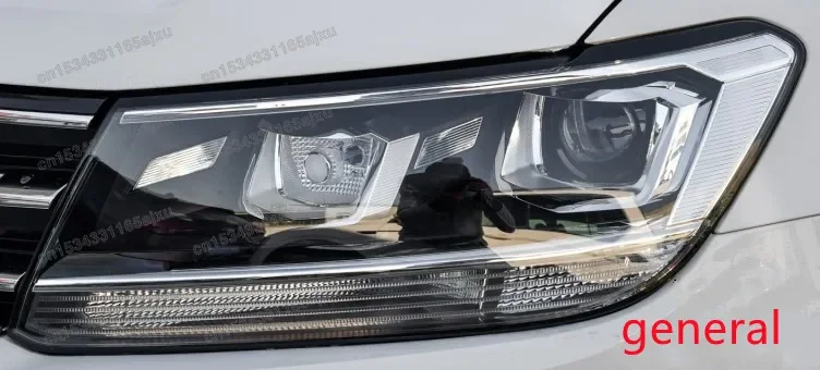 Для Фольксваген Tiguan MK2 2017 2018 Переднее стекло объектива фары прозрачный абажур