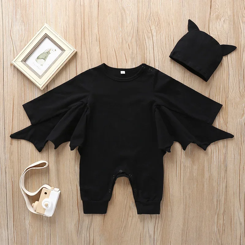 

Hot Kid baby Fancy Cosplay Costumes Wings For Boys Girls Children Party Vampire Performance Cloak Clothing