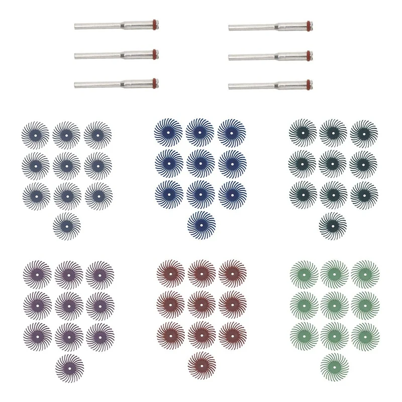 

Набор щетиновых дисков с хвостовиком, 60 шт., 1 дюйм, радиальная щетина, диск, колесные щетки, абразивная щетка, вращающийся инструмент