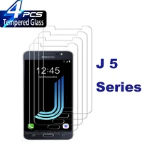 4pcs tempered glass for samsung galaxy j5 2015 2016 2017 prime j500 j510 j530 j5 pro eu screen protector glass film