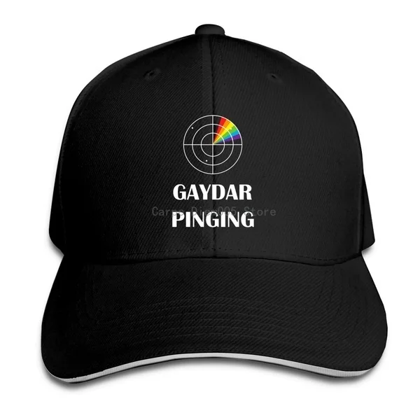 

Gaydar Pinging Funny LGBT Pride Adults Fashion Adjustable Trucker Baseball Cap