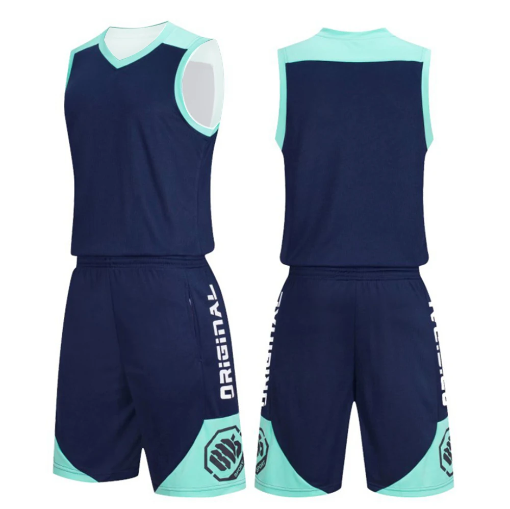 Men College Basketball Jerseys Uniform Sportswear Youth Boys Basketball Jerseys Set Basketball Jerseys Set Training Apparel