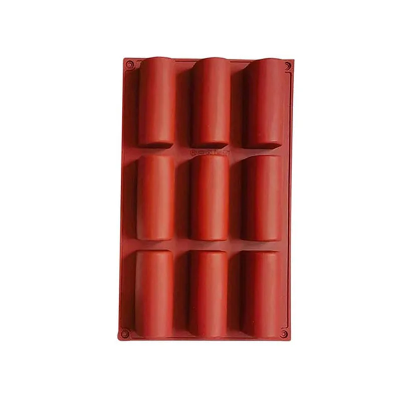 

3D цилиндр, силиконовая форма для десерта, сковорода для мусса, инструменты для выпечки торта для гранолы, рулон, бревенчатый лоток для кубиков льда