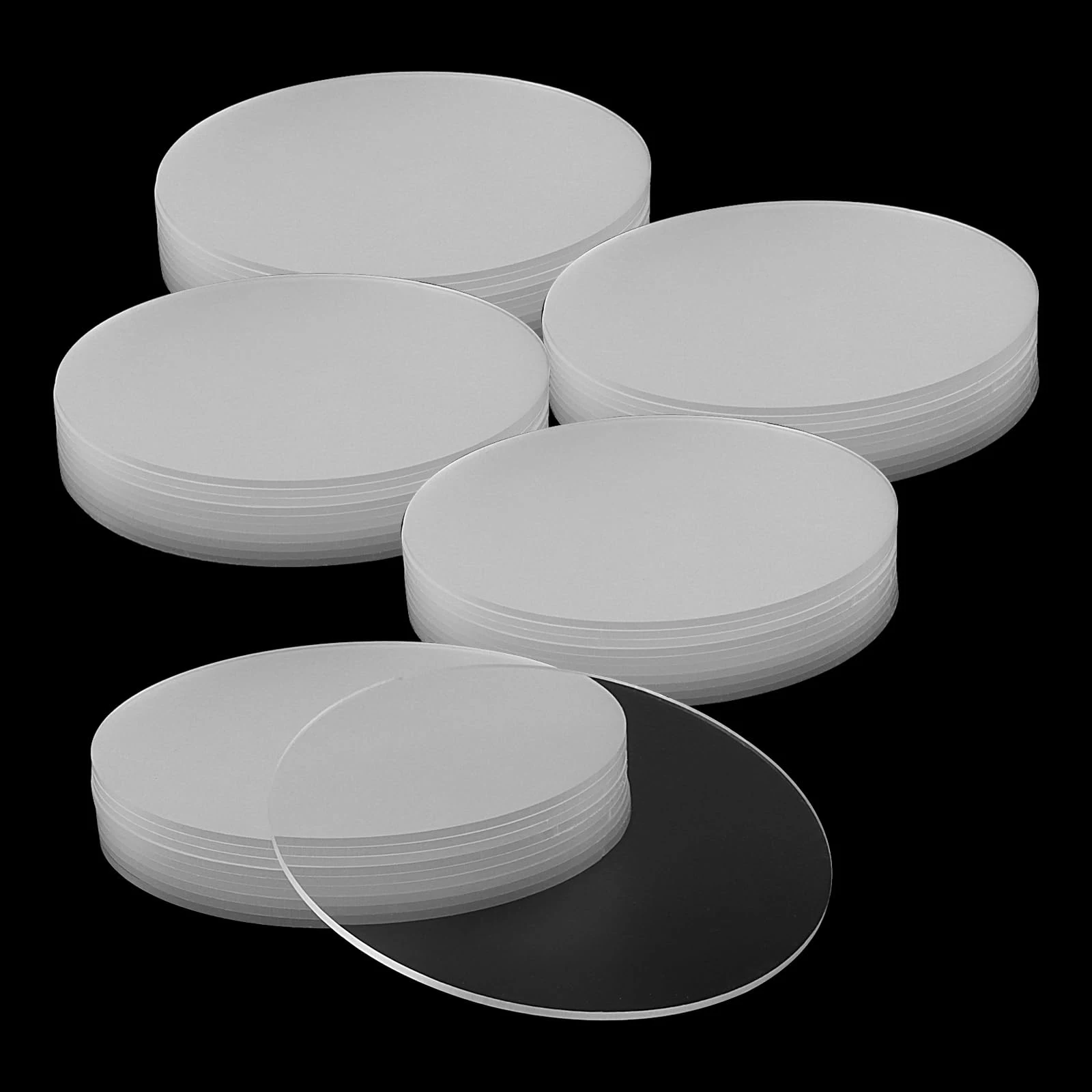 Акриловые круглые акриловые украшения | AliExpress