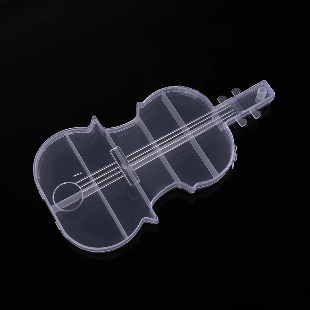 

1 шт., пластиковая прозрачная перегородка, коробка для хранения в форме сердца, мультяшная коробка для DIY, подвеска из бисера, ювелирные аксессуары, магазин