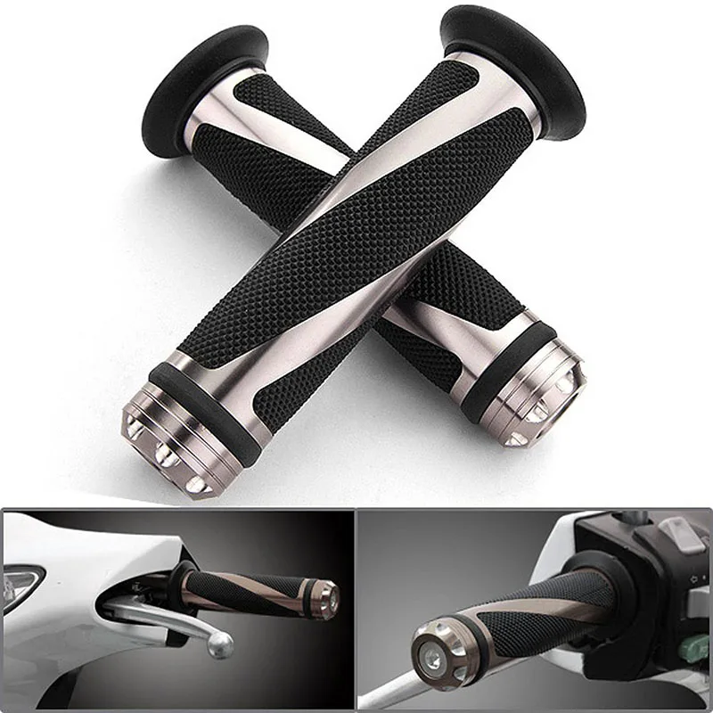 

Durable Handlebar Grips Anti Skid Motorcycle Dirt Bike Handlebar Universal Rubber Hand Grips Bar End