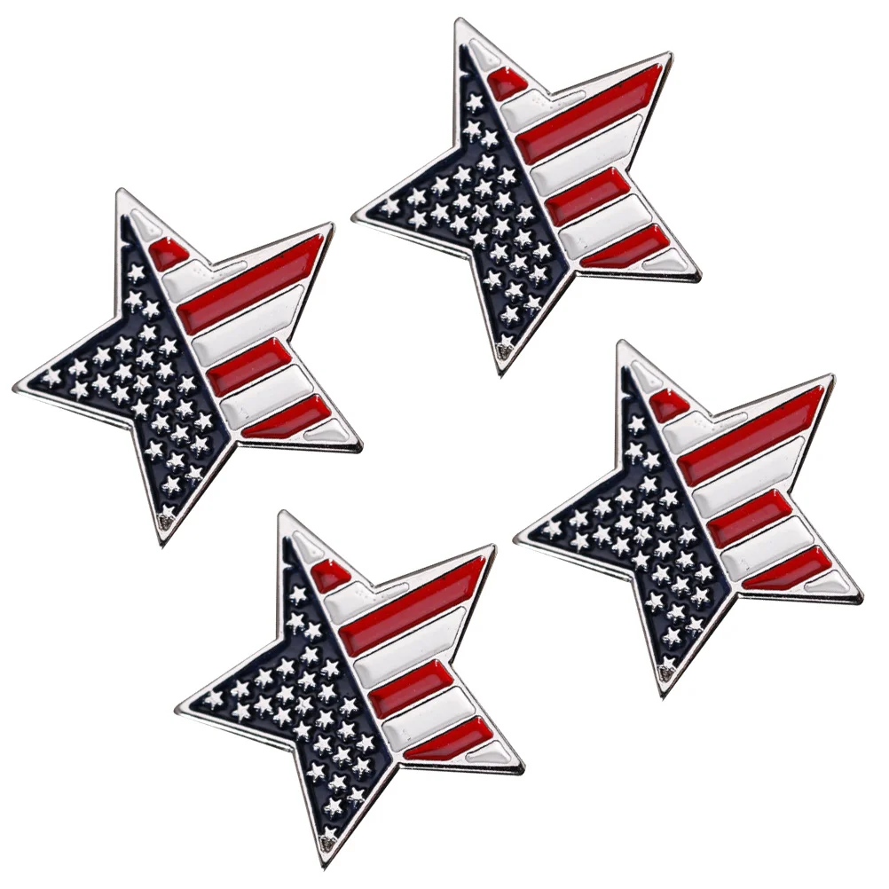 

4 Pcs Retro Style Lapel Pin Decorative Alloy Breastpins Breastpin Ornaments