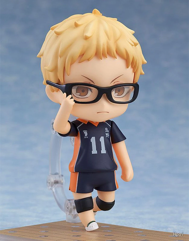 14 см Haikyuu! 616 # Kei Tsukishima Аниме фигурки Haikyuu экшн-фигурки для детей |