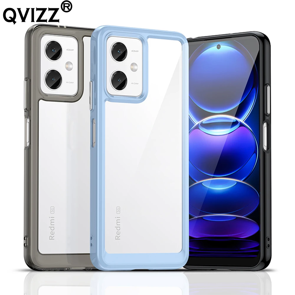 

Luxury Clear Case for Xiaomi POCO X5 Pro X5Pro Armor Shockproof Soft Silicone Edges Hard Phone Cover Xiomi Mi POCOX5 POCOX5Pro