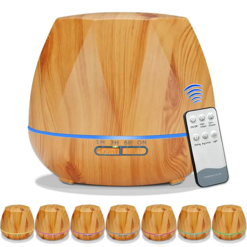 

Electric Humidifier Essential Oil Diffuser Ultrasonic Wood Grain Air Humidifier USB Mini Mist Maker LED Light Fast Deliver