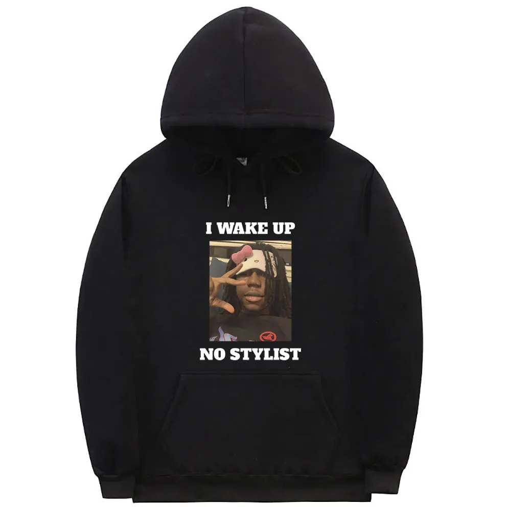 

Funny Rapper DESTROY LONELY I Wake Up No Stylist Print Hoodie Men Women Hip Hop Oversized Sweatshirt Male Fleece Cotton Hoody