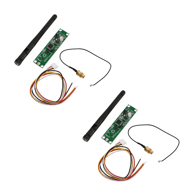 

2X DMX512 2.4G LED Wireless Light Module Leds PCB Transmitter Receiver With Controller Antenna